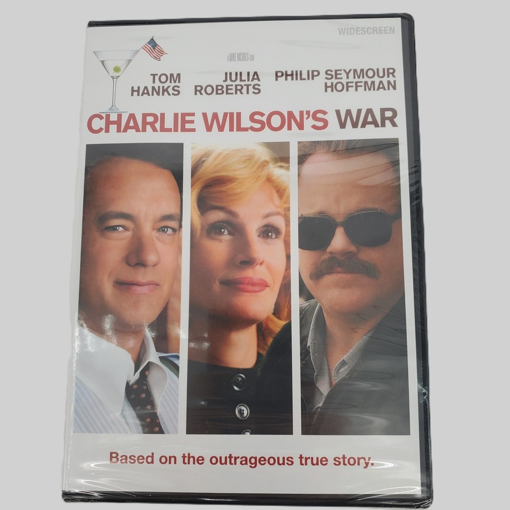 Charlie Wilsons War DVD Widescreen Tom Hanks Julia Roberts Comedy Drama New